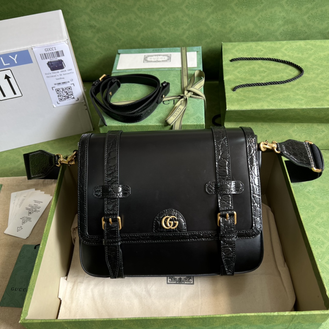 GG leather bag