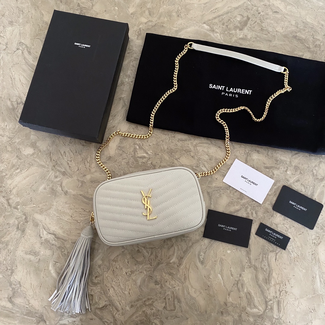 YSL Mini Lou Quilted Leather Camera Bag