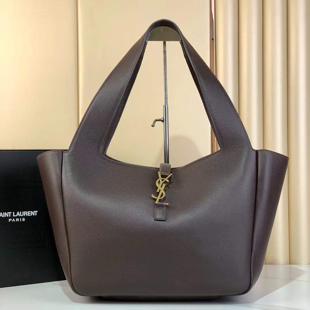 YSL BEA IN GRAINED LEATHER
