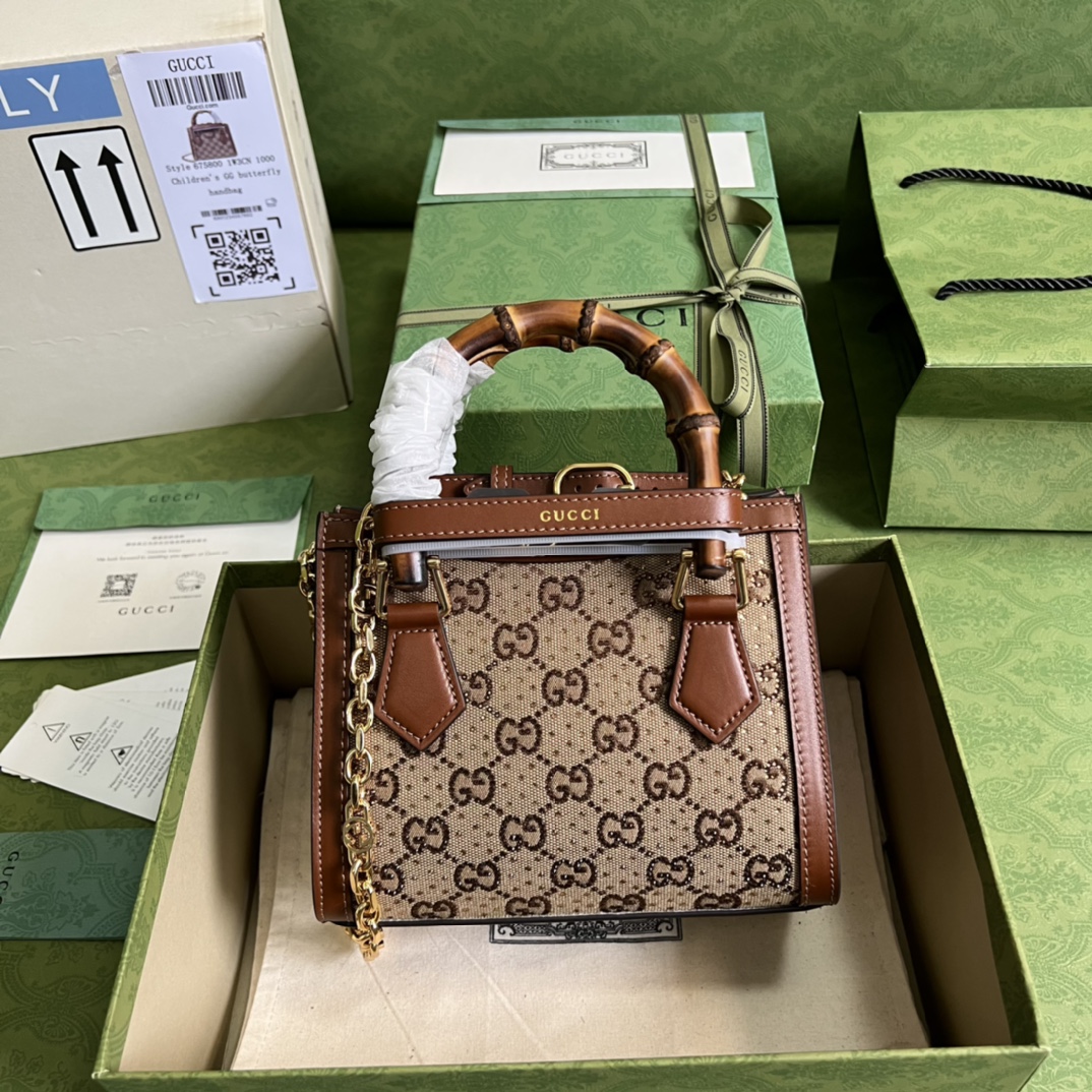 Gucci Diana lizard mini bag