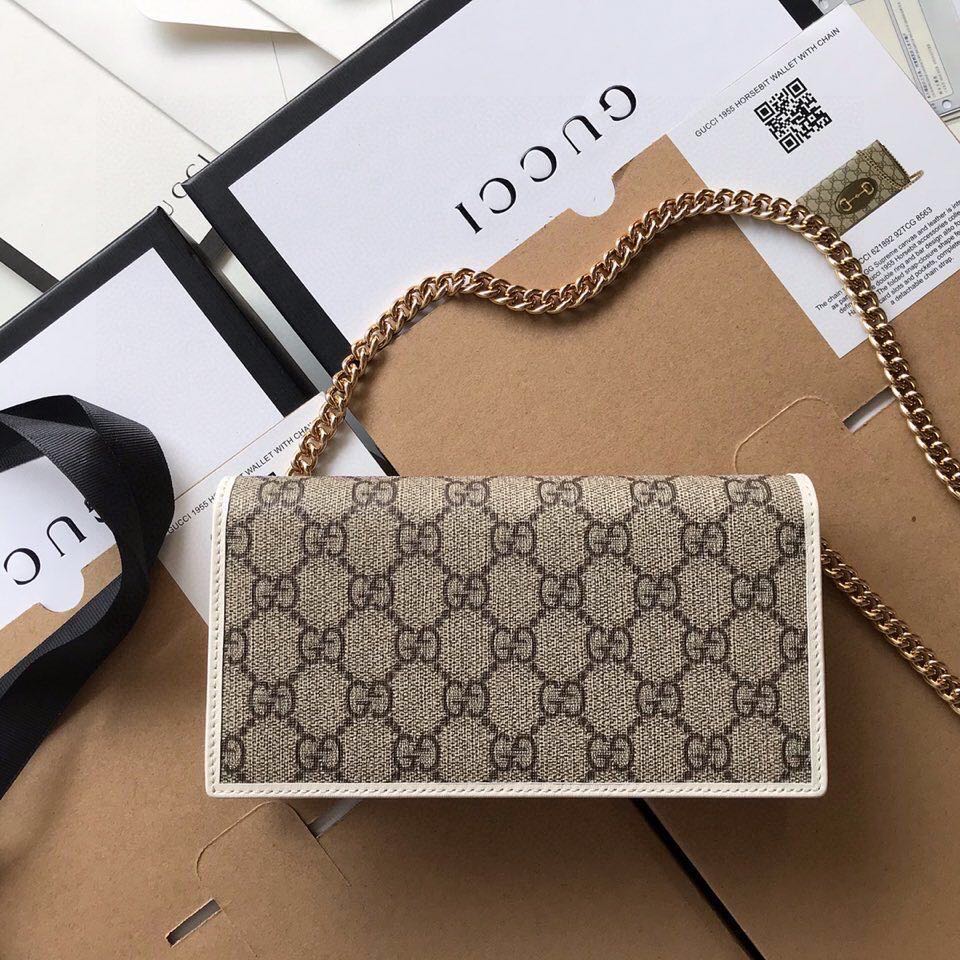 Gucci Horsebit 1955 wallet with chain