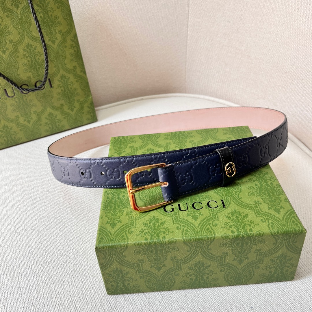 Gucci Monogram belt
