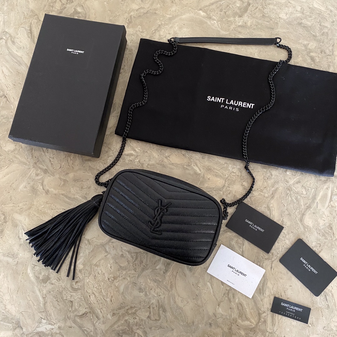 YSL Mini Lou Quilted Leather Camera Bag