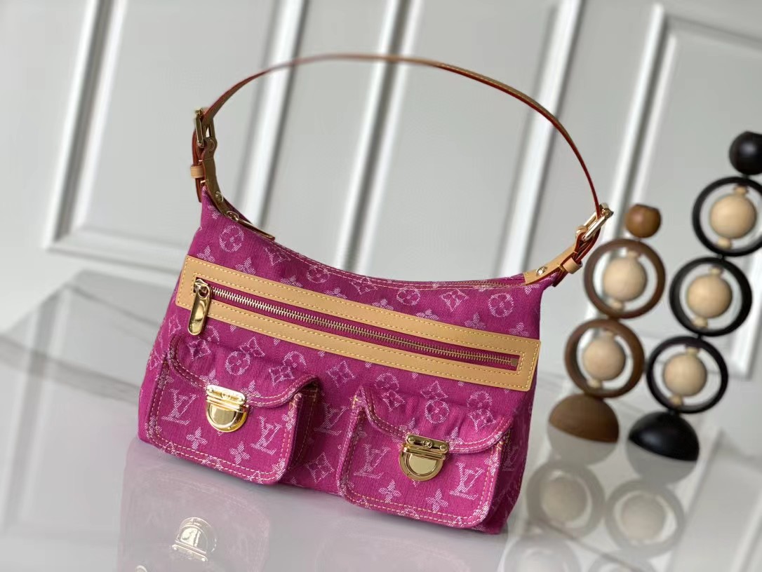 Louis Vuitton Denim Monogram Denim Baggy