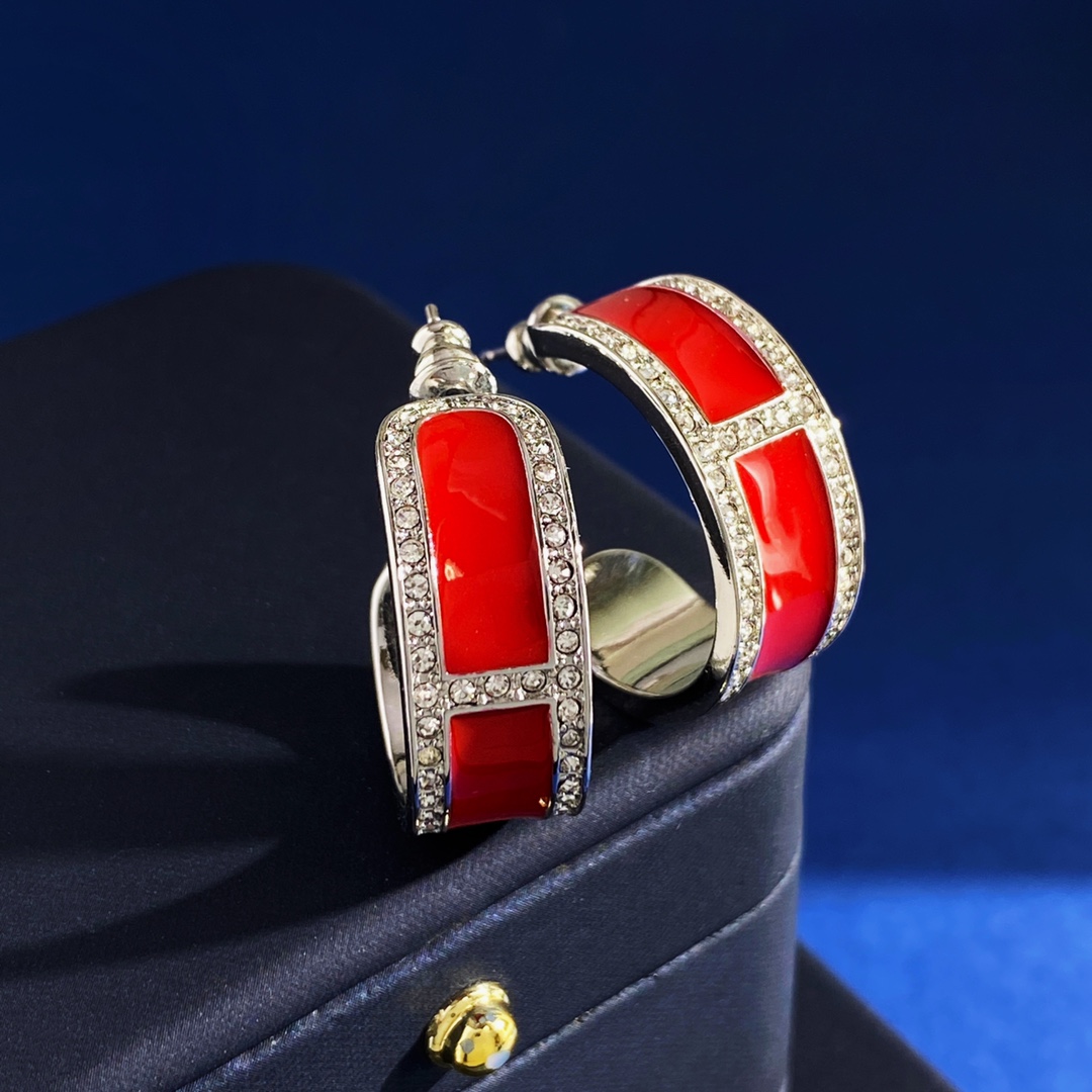 Hermes Hoop Earrings