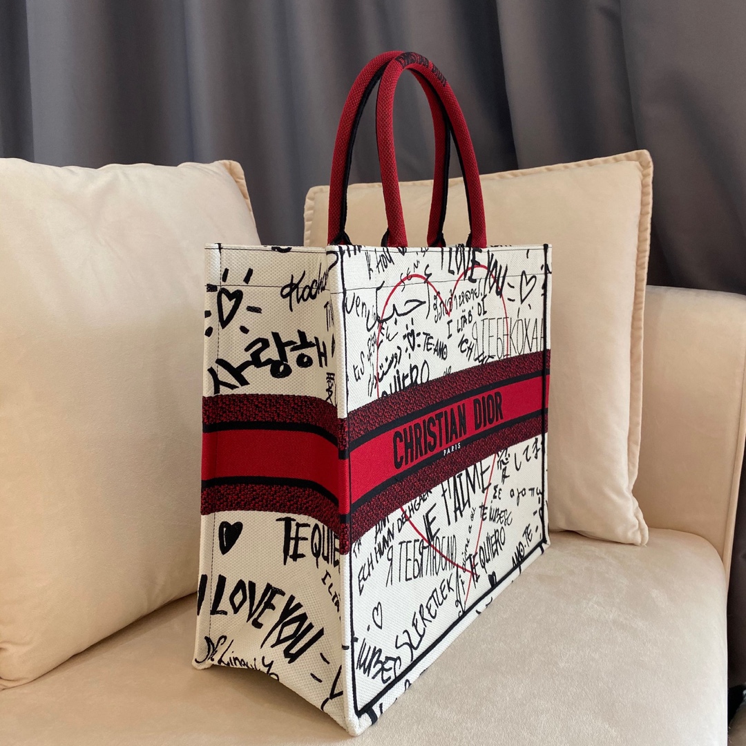 ‘I Love You’ Book Tote  – large