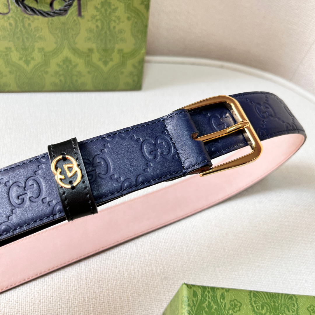 Gucci Monogram belt