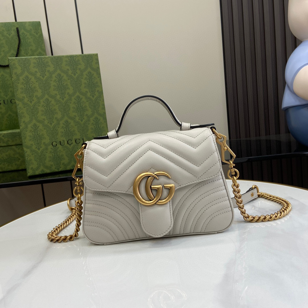 GG MARMONT MINI TOP HANDLE BAG