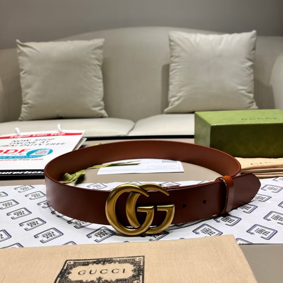 GUCCI GG Marmont Thick Belt
