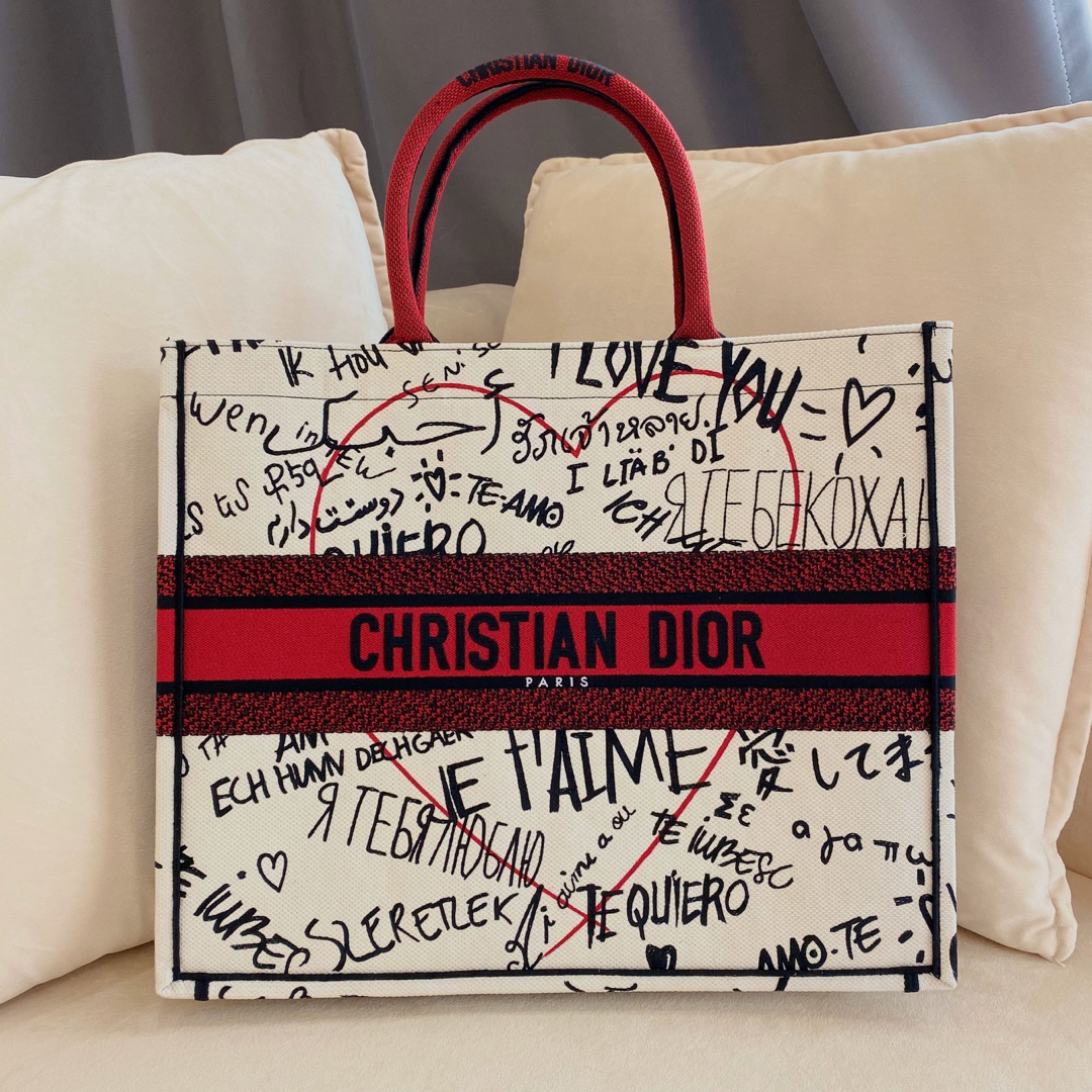 ‘I Love You’ Book Tote  – large