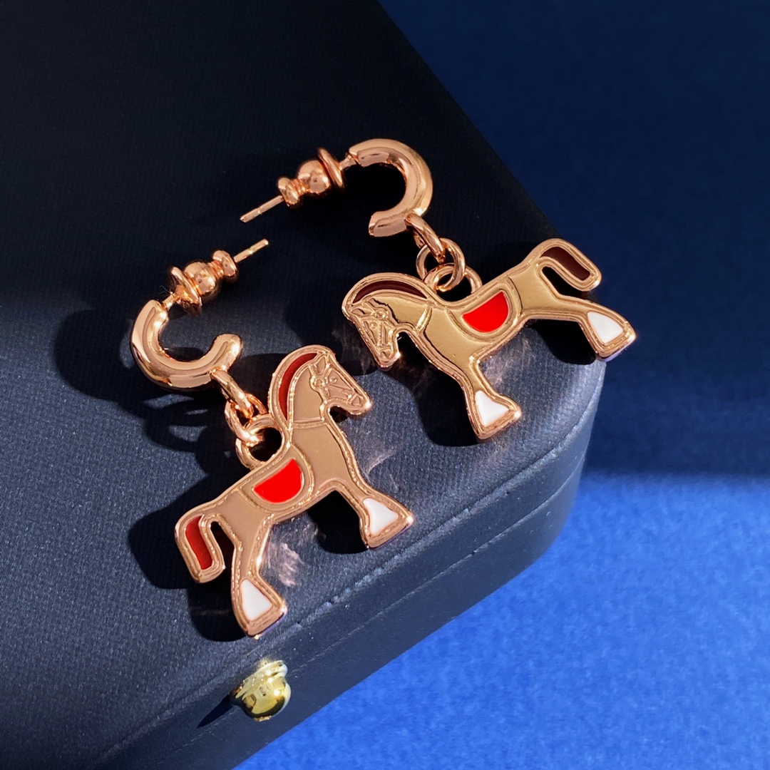Hermes Cheval Earrings
