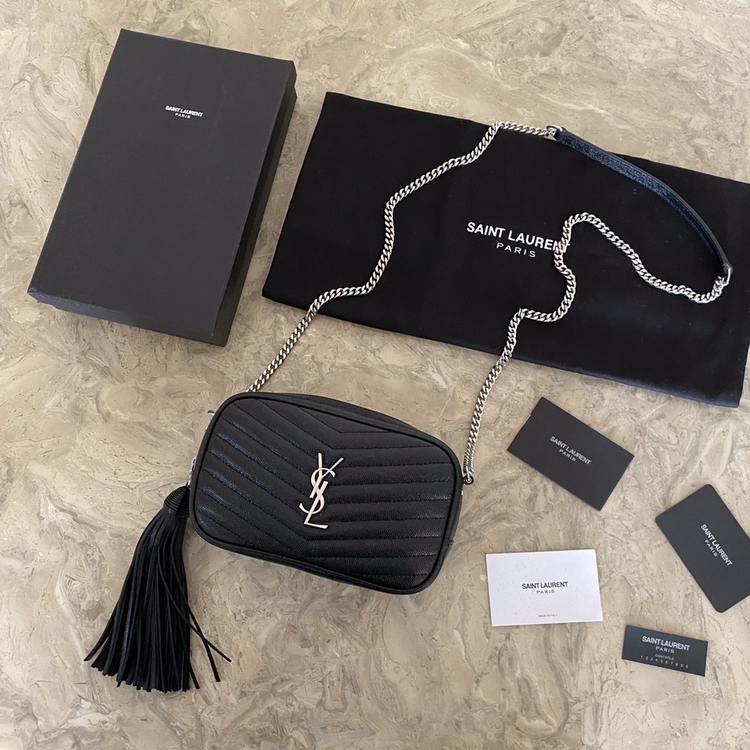 YSL Mini Lou Quilted Leather Camera Bag