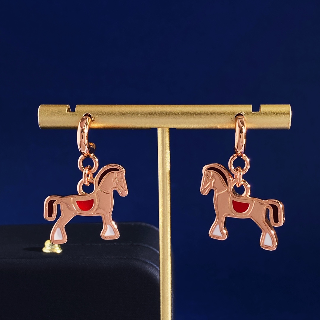 Hermes Cheval Earrings