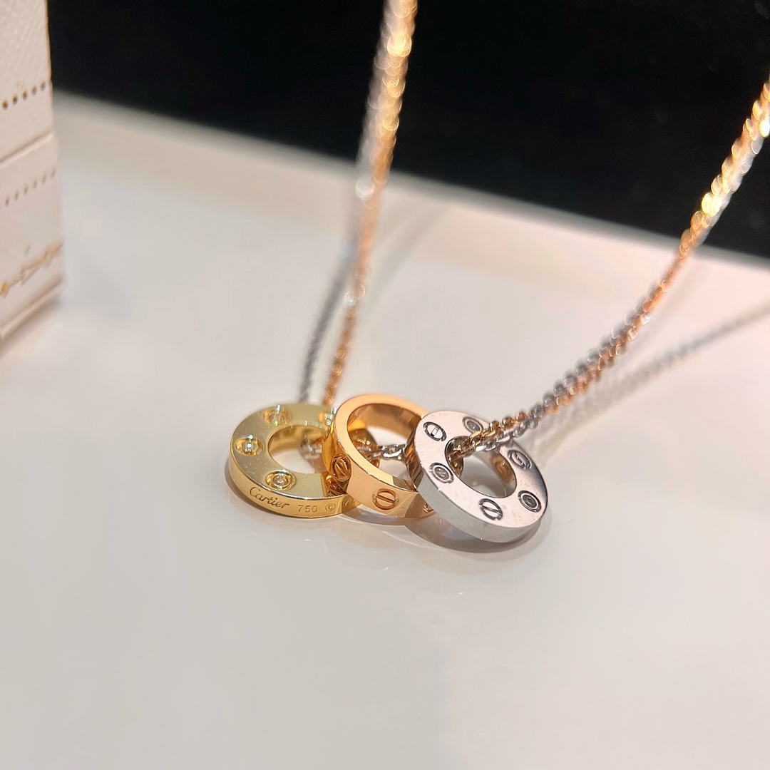 Cartier 6 diamonds Love Necklace