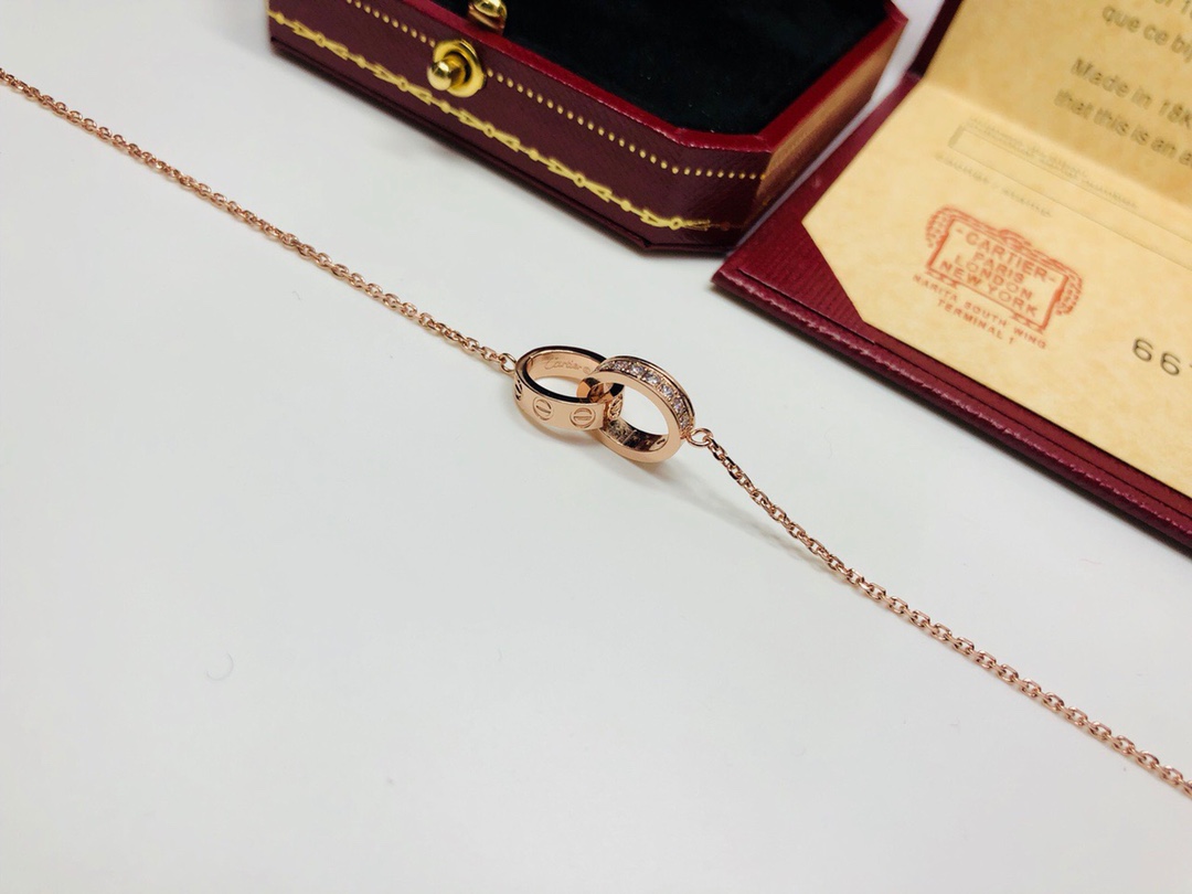 Cartier Love Necklace Rose Gold
