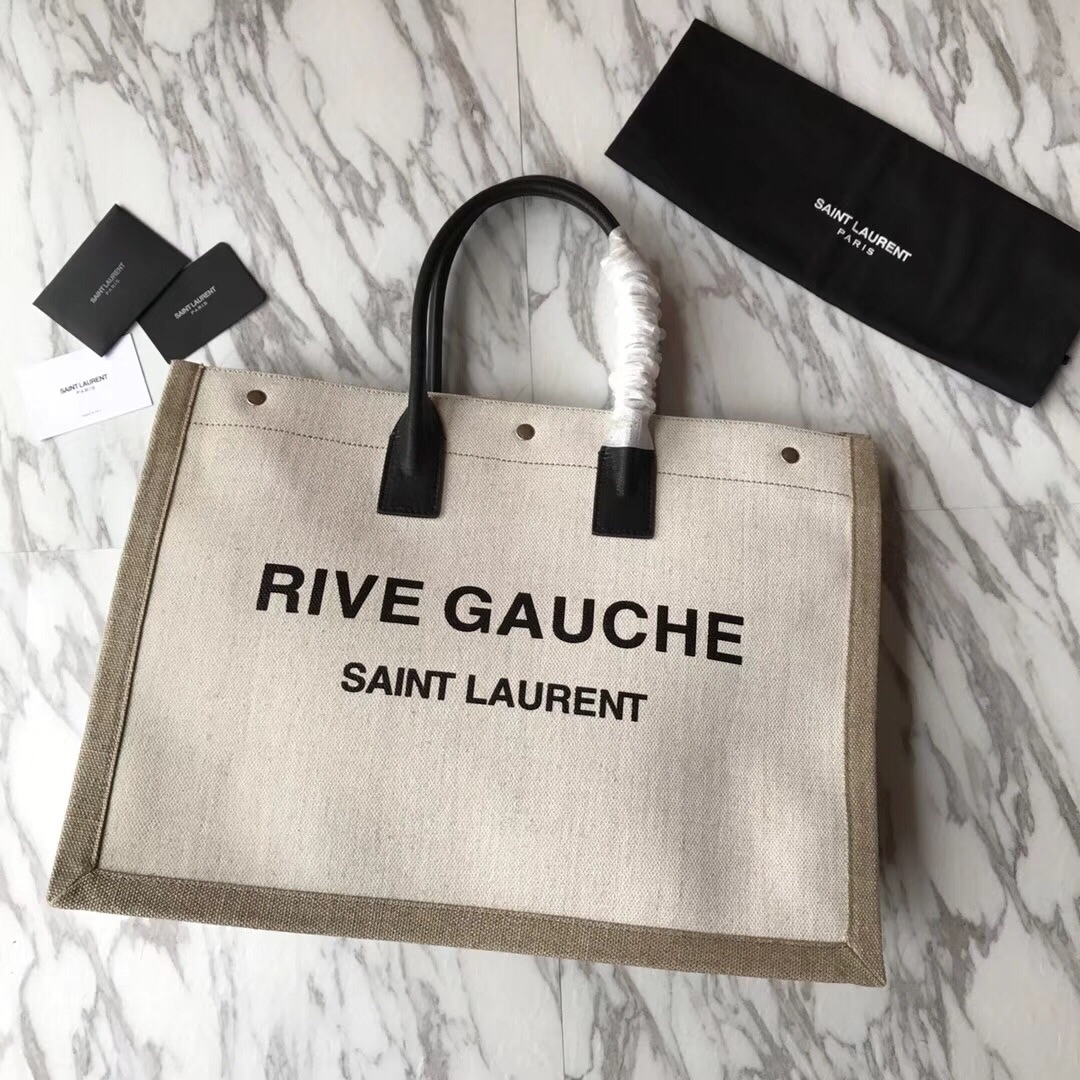 RIVE GAUCHE TOTE BAG IN CANVAS