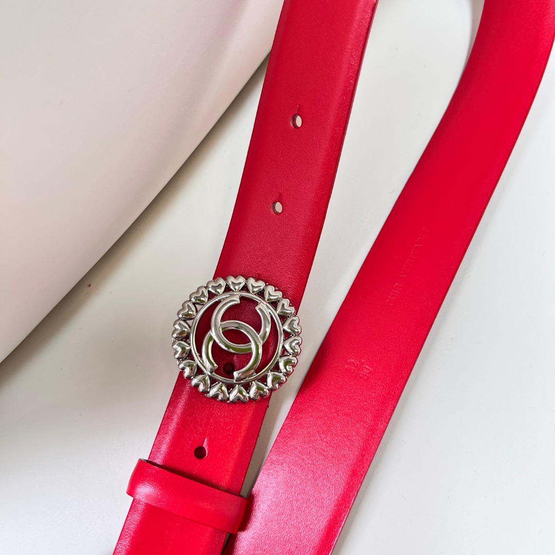 CHANEL Heart Casual Style Unisex Blended Fabrics Plain Party Style