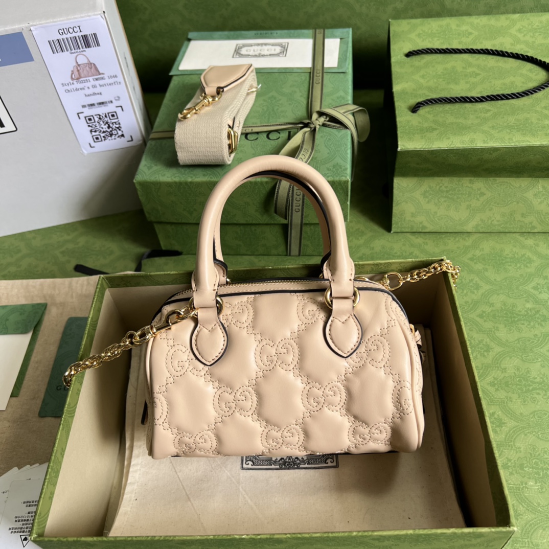 GG Matelassé leather mini bag