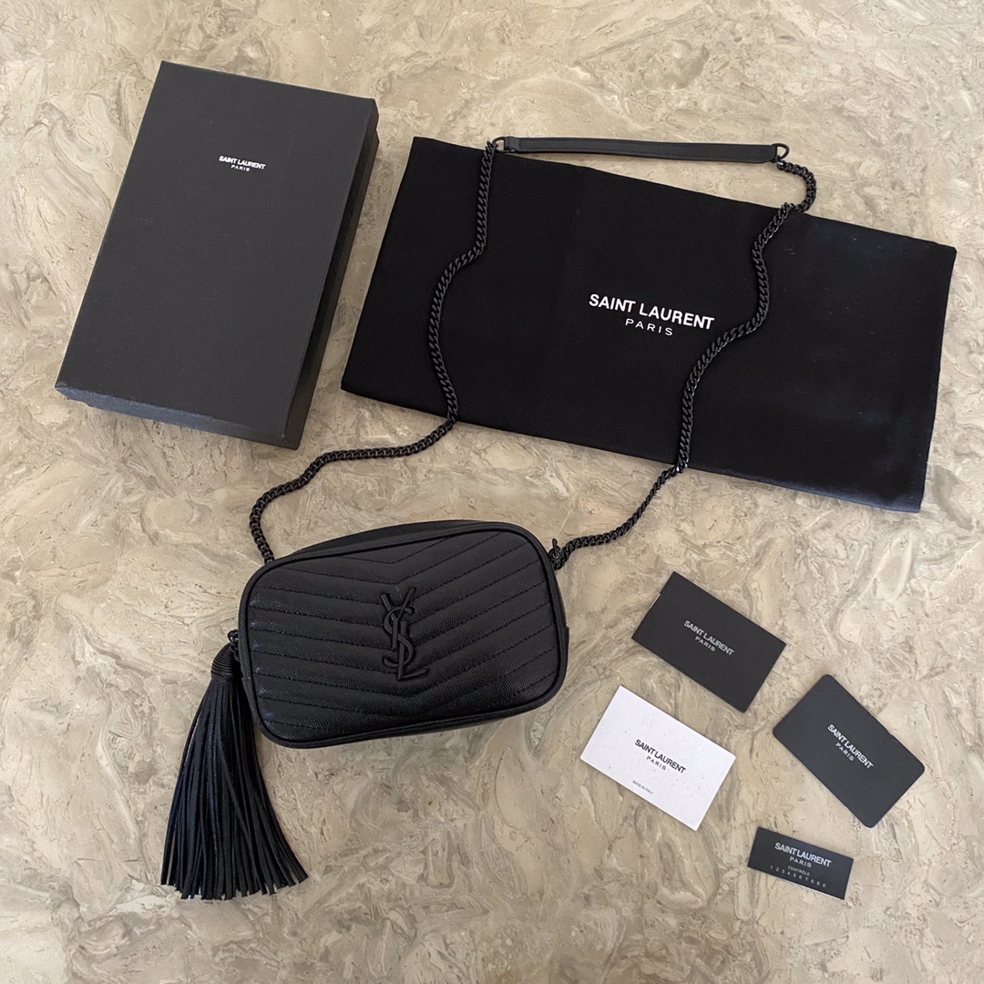YSL Mini Lou Quilted Leather Camera Bag