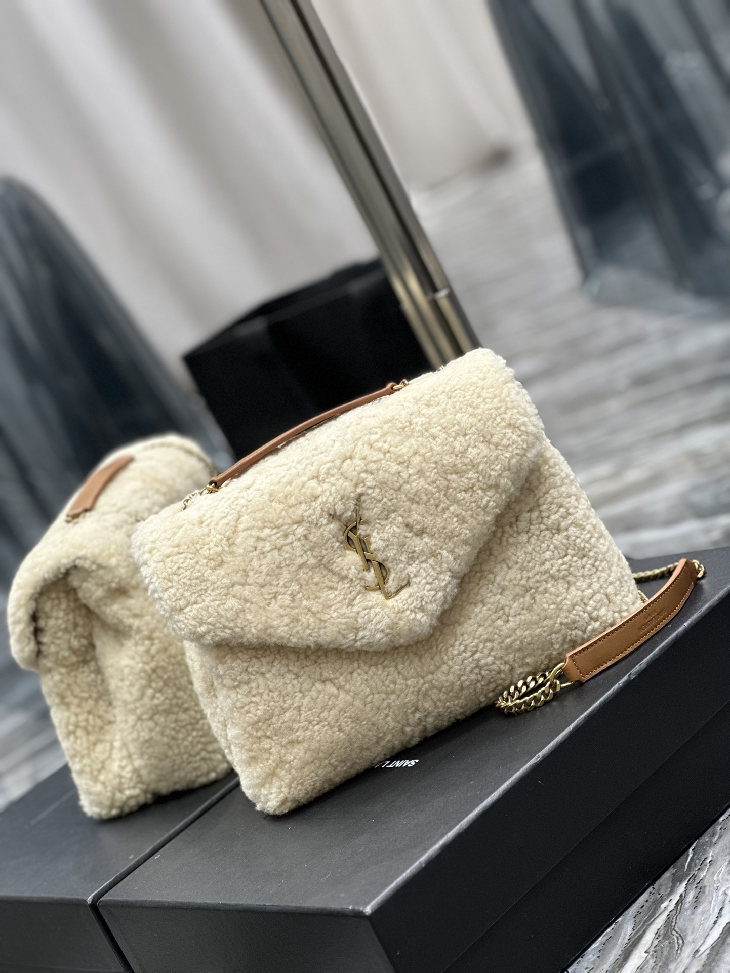 LOULOU SMALL CHAIN BAG IN QUILTED “Y”