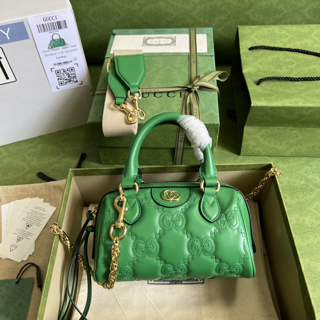 GG Matelassé leather mini bag