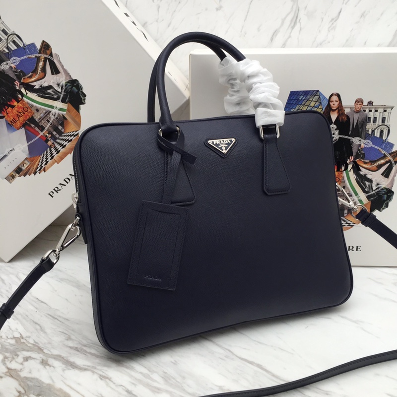 Saffiano Leather Work Bag