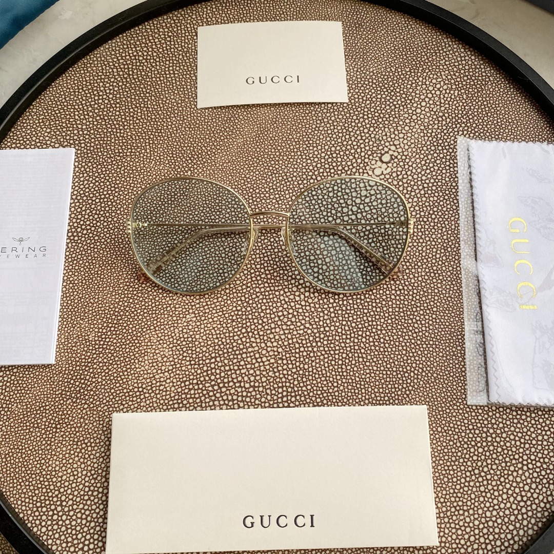 GG1336O Gold Oval Stainless Steel Frame