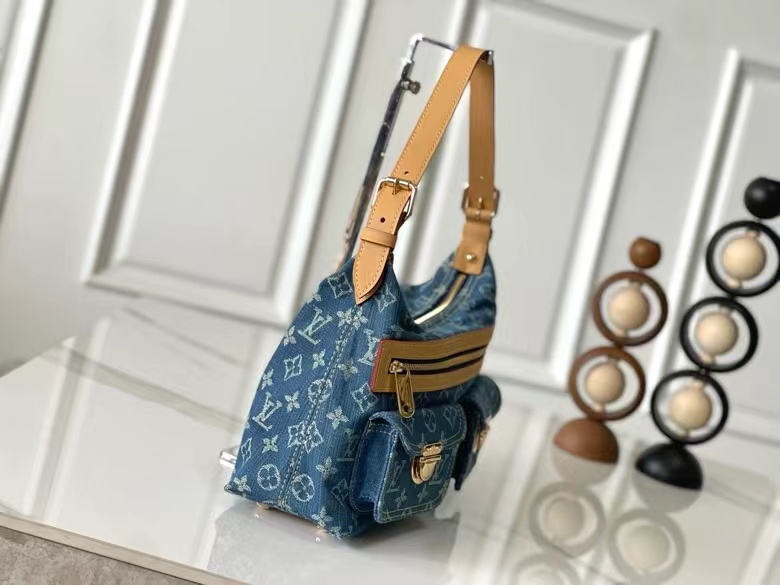 Louis Vuitton Denim Monogram Denim Baggy