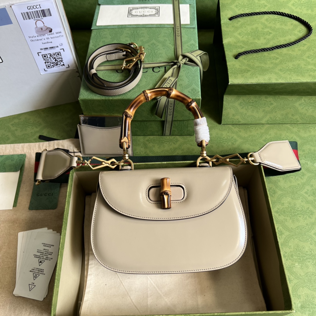Gucci Bamboo 1947 small top handle bag
