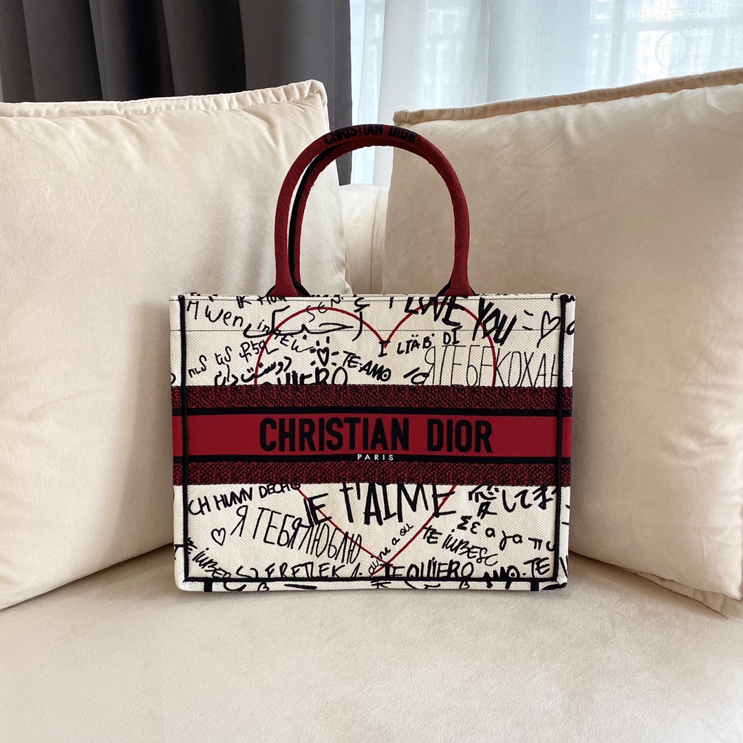 ‘I Love You’ Book Tote Small