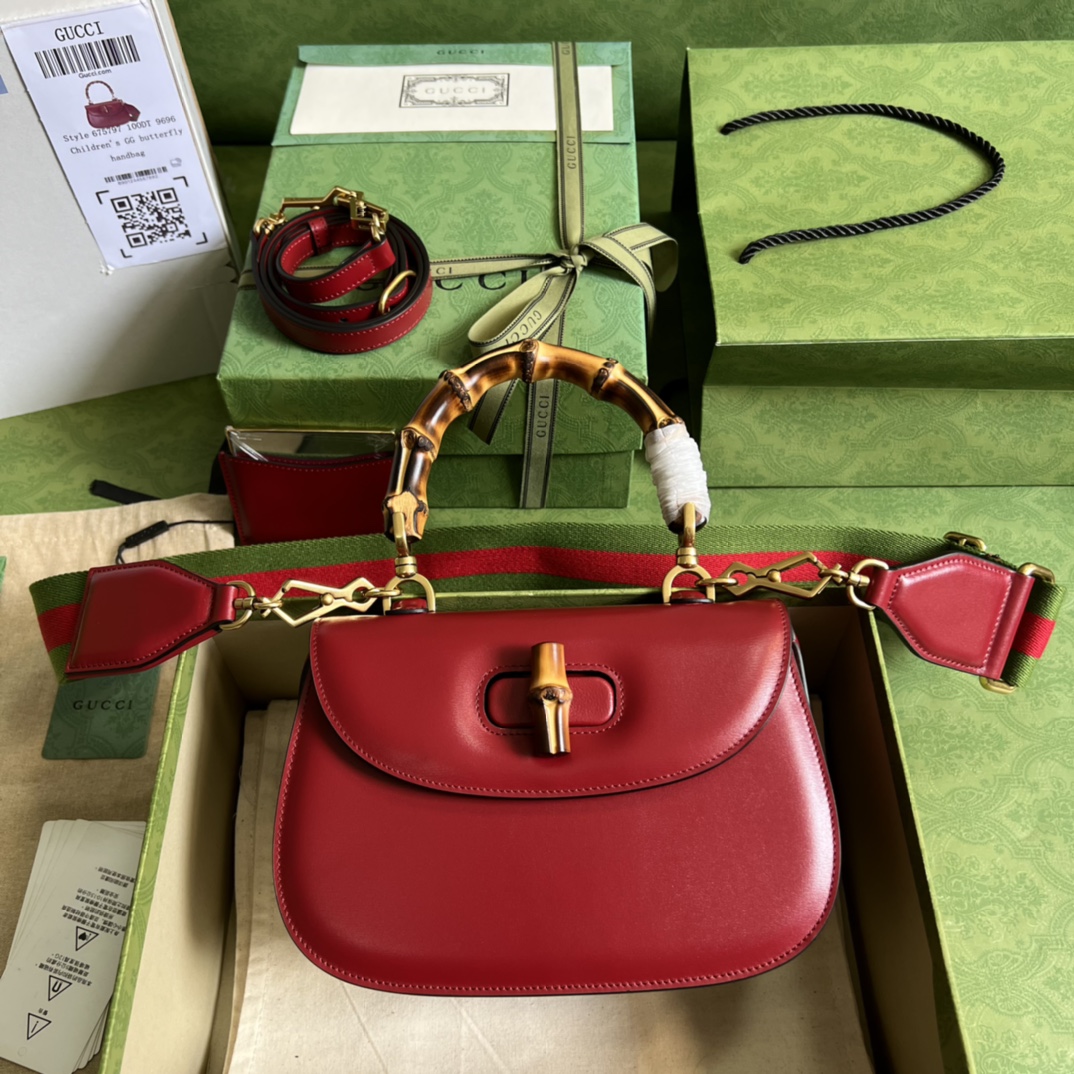 Gucci Bamboo 1947 small top handle bag