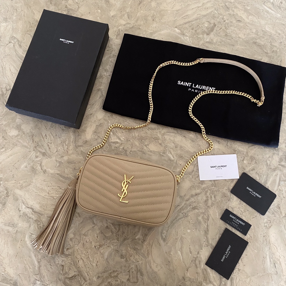 YSL Mini Lou Quilted Leather Camera Bag