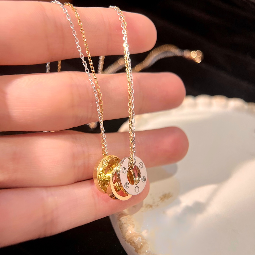 Cartier 6 diamonds Love Necklace