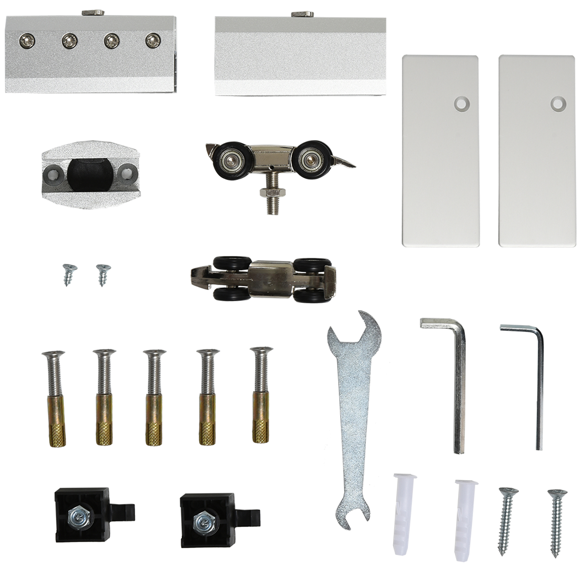 HOMCOM glazen schuifdeur schuifdeur glazen deur transparant handgreep gesatineerd 2050 x 775 x 8 mm