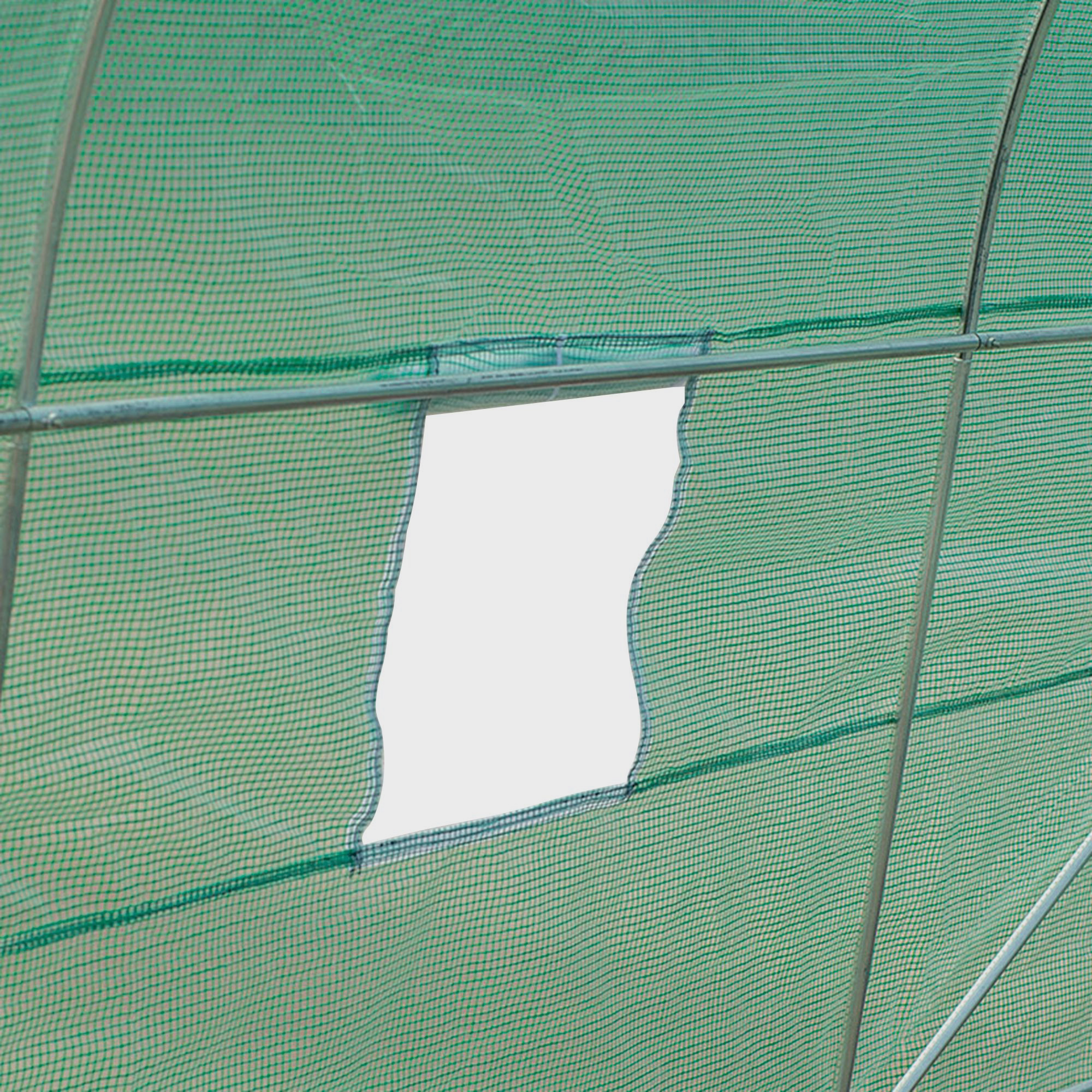 Outsunny Ruime Kas voor Elk Seizoen - Groen 445 x 190 x 200 cm