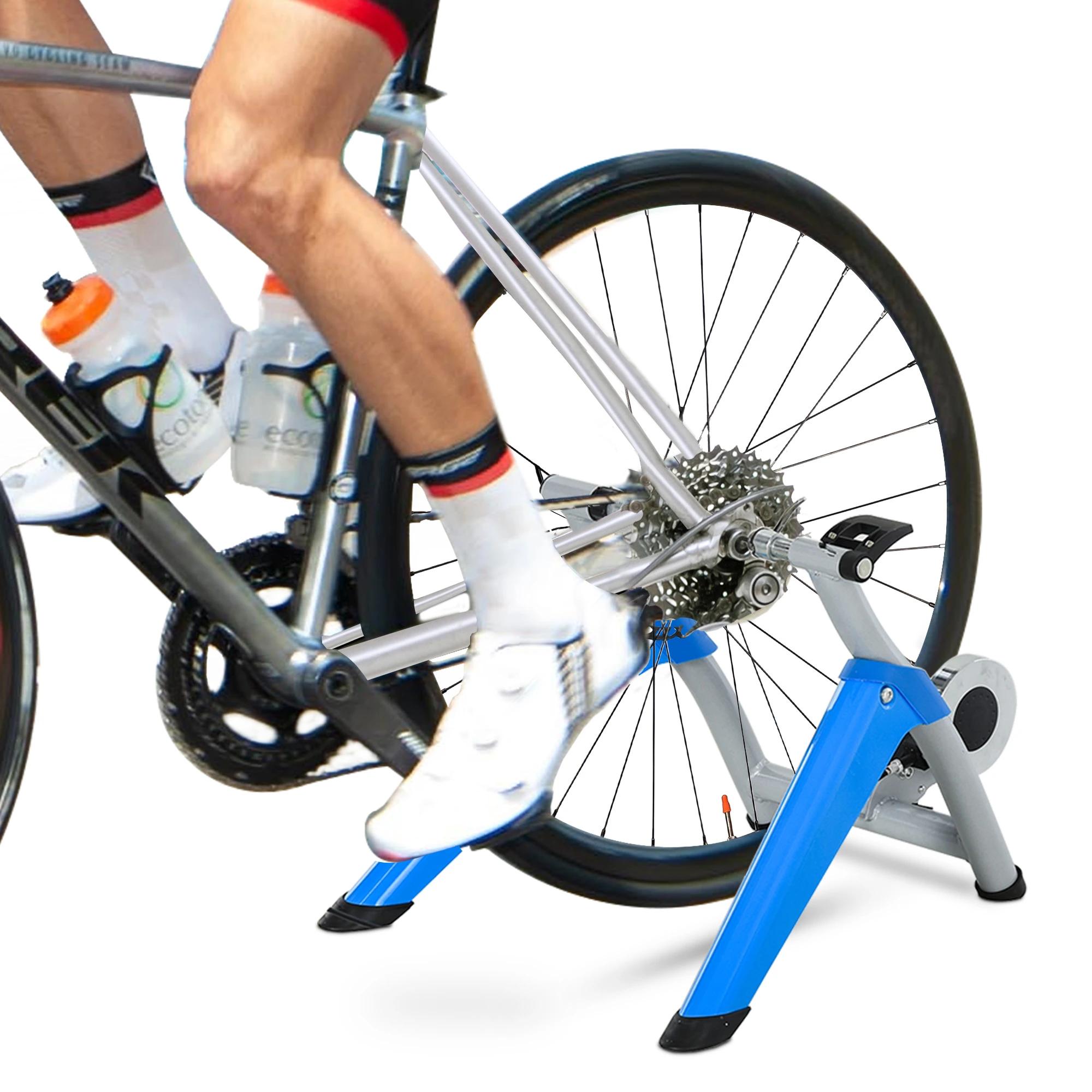 HOMCOM Fietstrainer trainfiets met 8 weerstandsniveaus voor 650C, 700C / 26-29"
