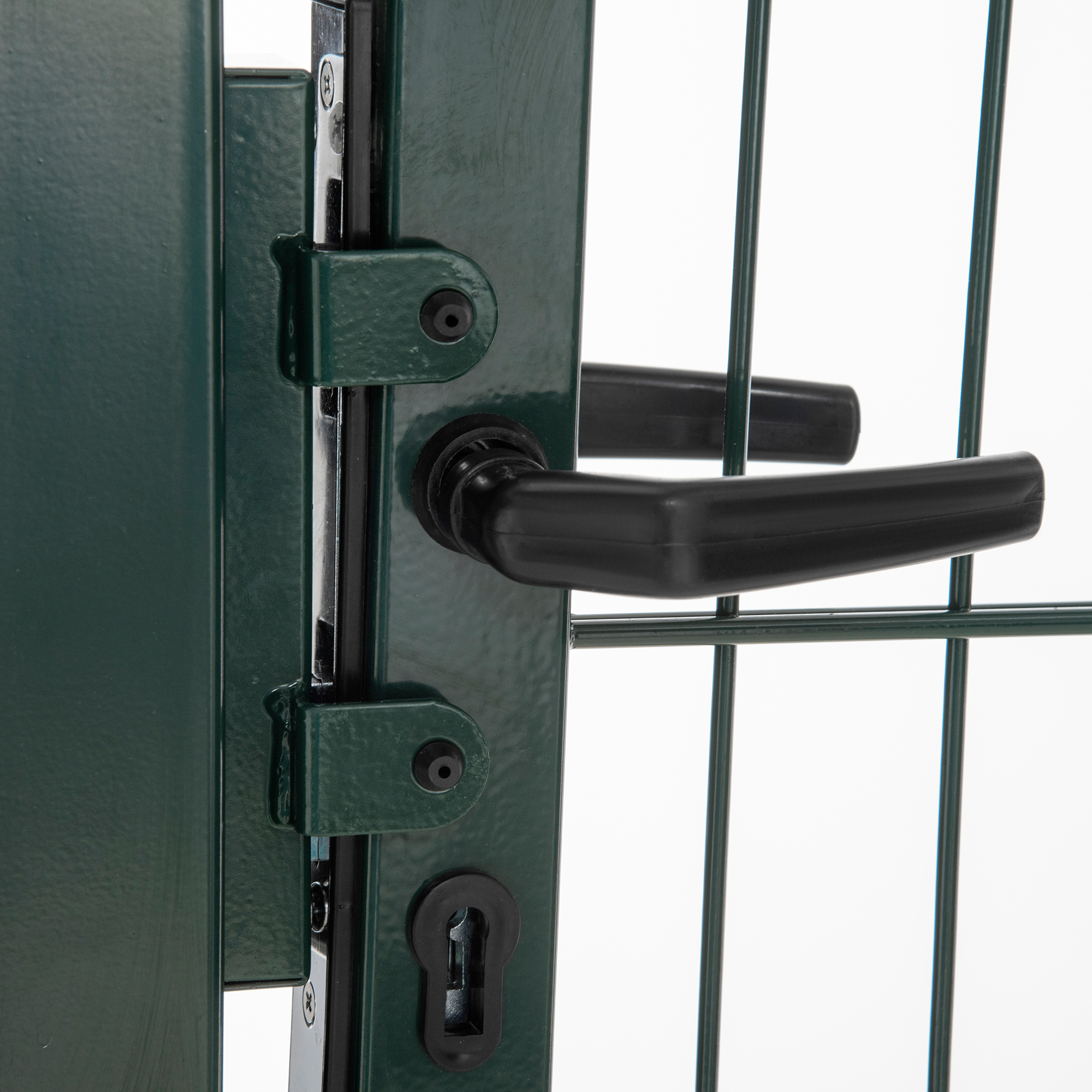 HOMCOM stalen tuinpoort 97 x 150 cm