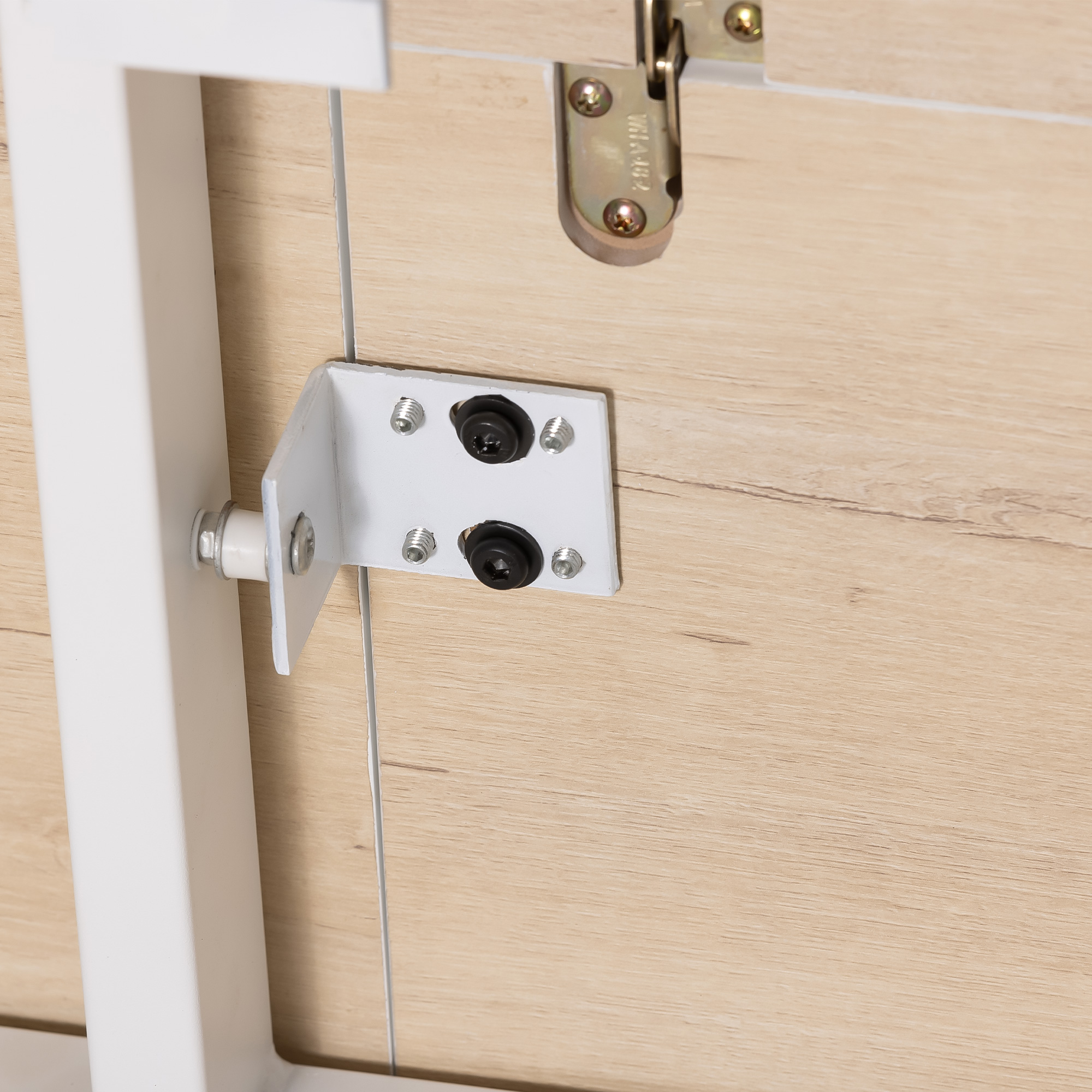 HOMCOM Inklapbare Eettafel, Uitschuifbaar, Industriële Stijl, MDF-Houtlook, Metaal, 120-160 x 80 x 76 cm, Eik