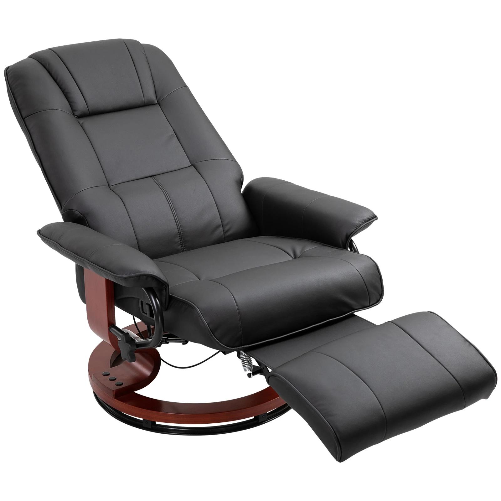 HOMCOM Relax TV-stoel fauteuil zwart