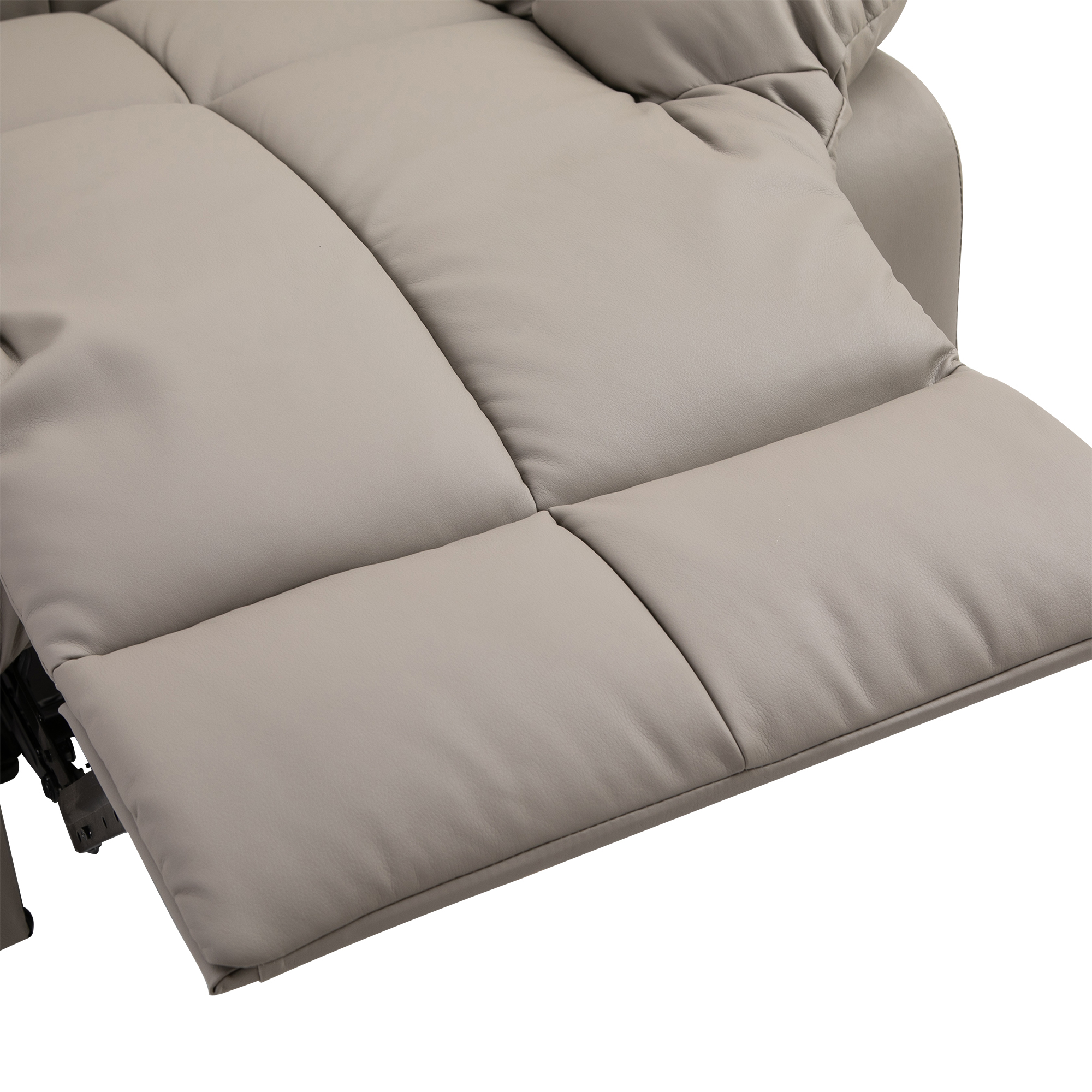 HOMCOM massagebank, tv-stoel, relaxstoel met massagefunctie, PU-leer + hout + metaal + schuimstof, 90 x 97 x 99 cm massagebank tv-stoel ligfunctie | Aosom.nl