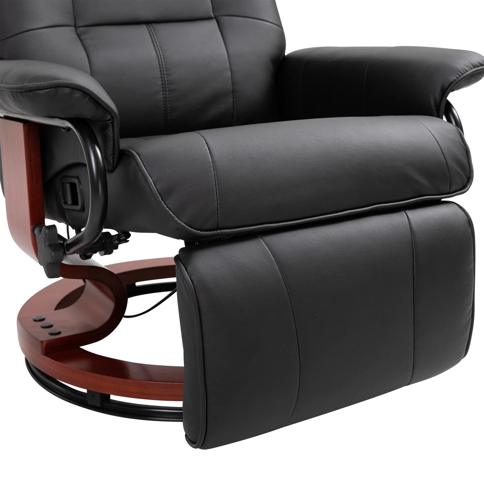 HOMCOM Relax TV-stoel fauteuil zwart