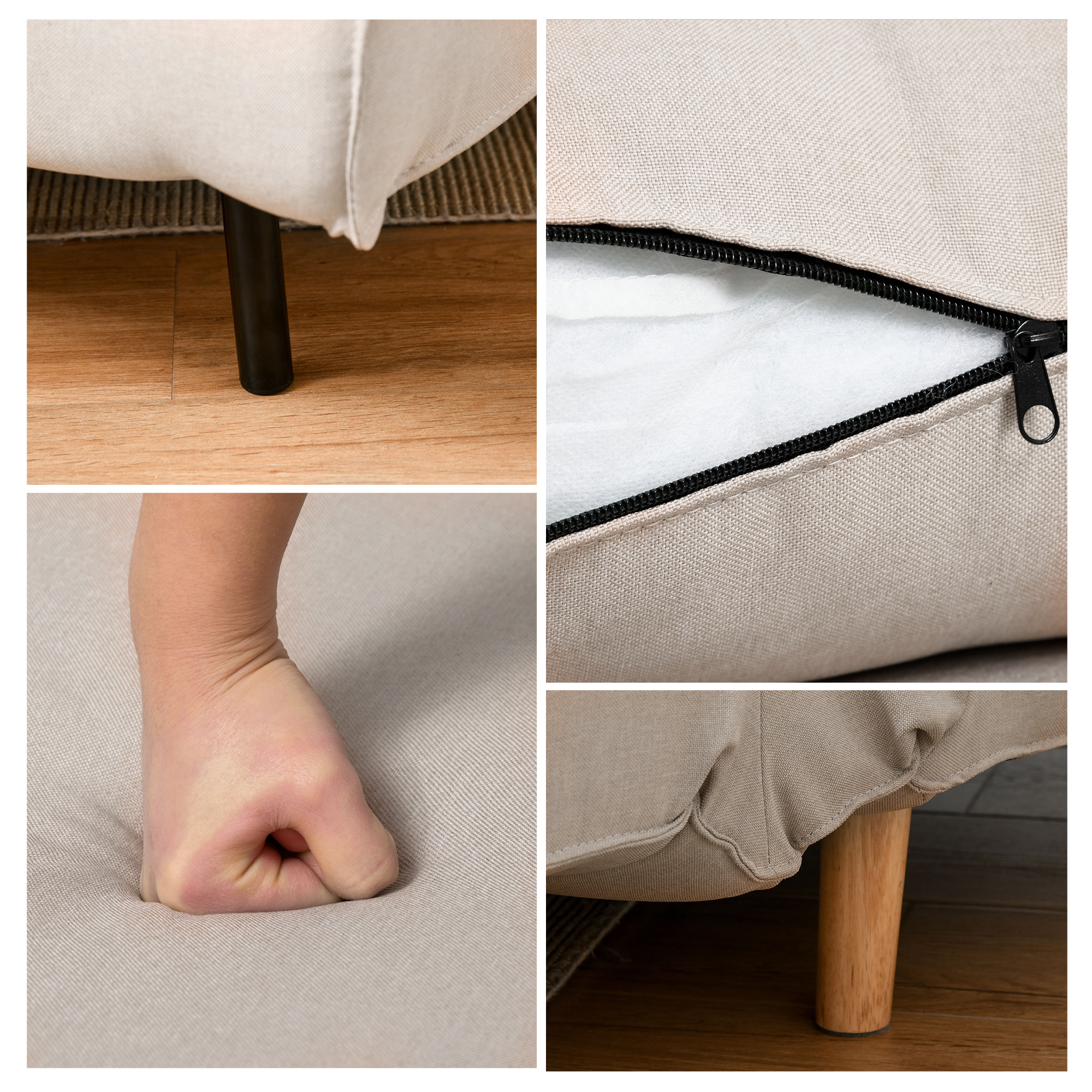 HOMCOM eenpersoonsslaapbank slaapbank