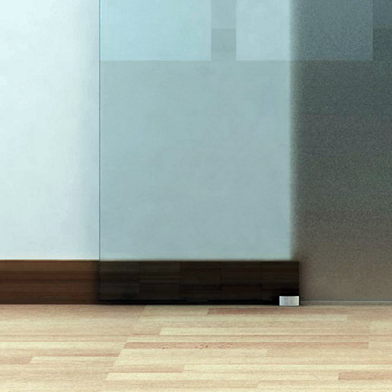 HOMCOM glazen schuifdeur schuifdeur glazen deur kantoor met zonder stroken 775/900/1025 x 2050 mm