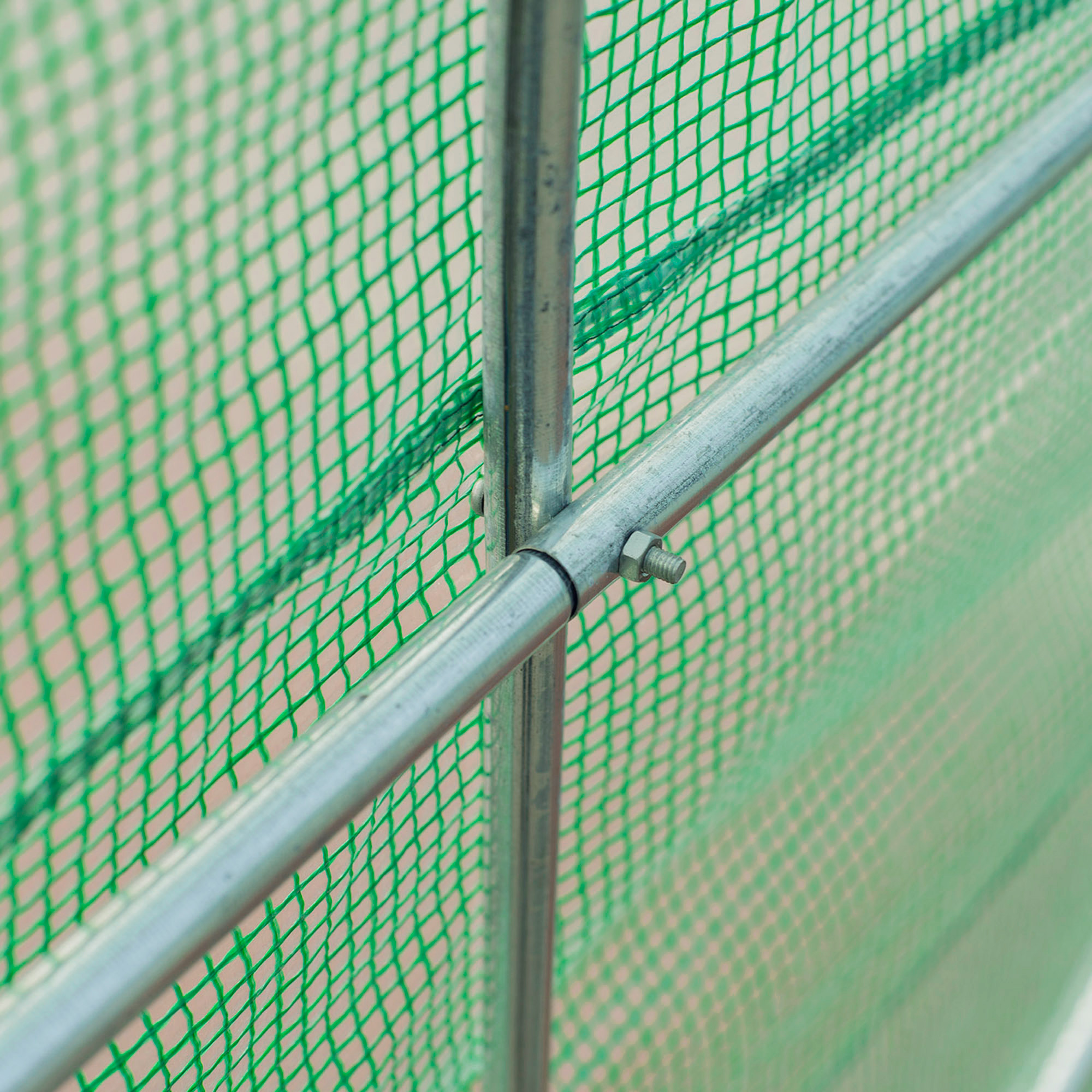 Outsunny Ruime Kas voor Elk Seizoen - Groen 445 x 190 x 200 cm