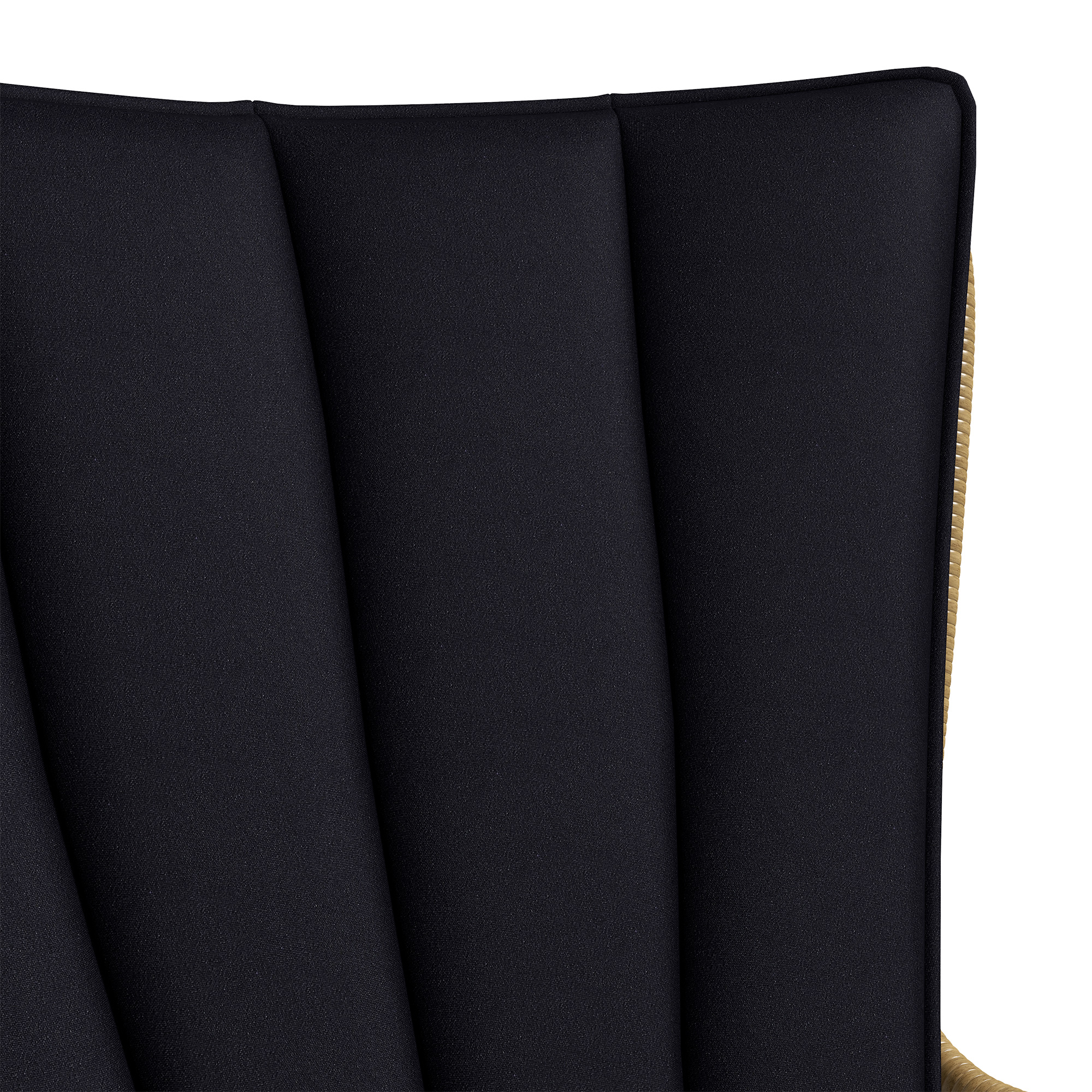 Outsunny Bistroset Balkonmeubelset, Boho-stijl, weerbestendig, 78 x 68 x 95 cm, Zwart