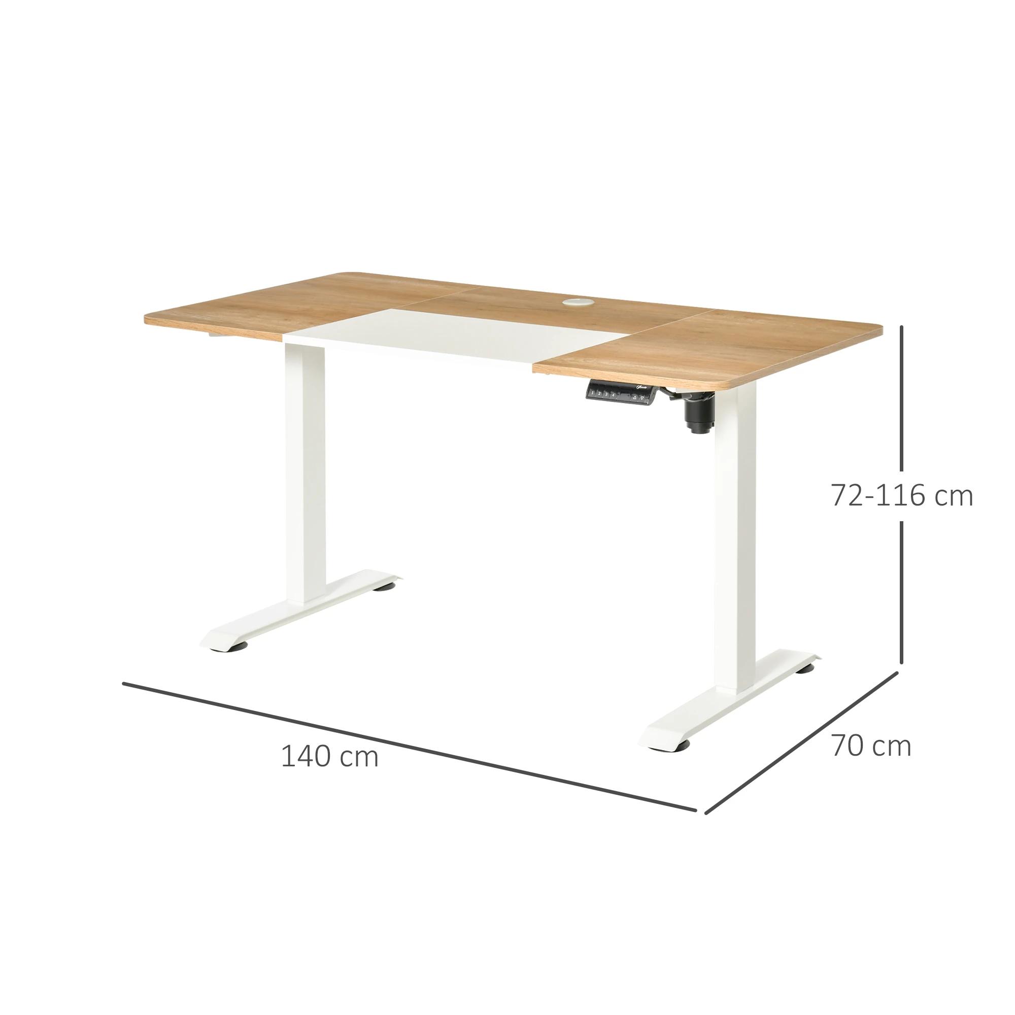 Vinsetto elektrisch bureau computertafel Bureau