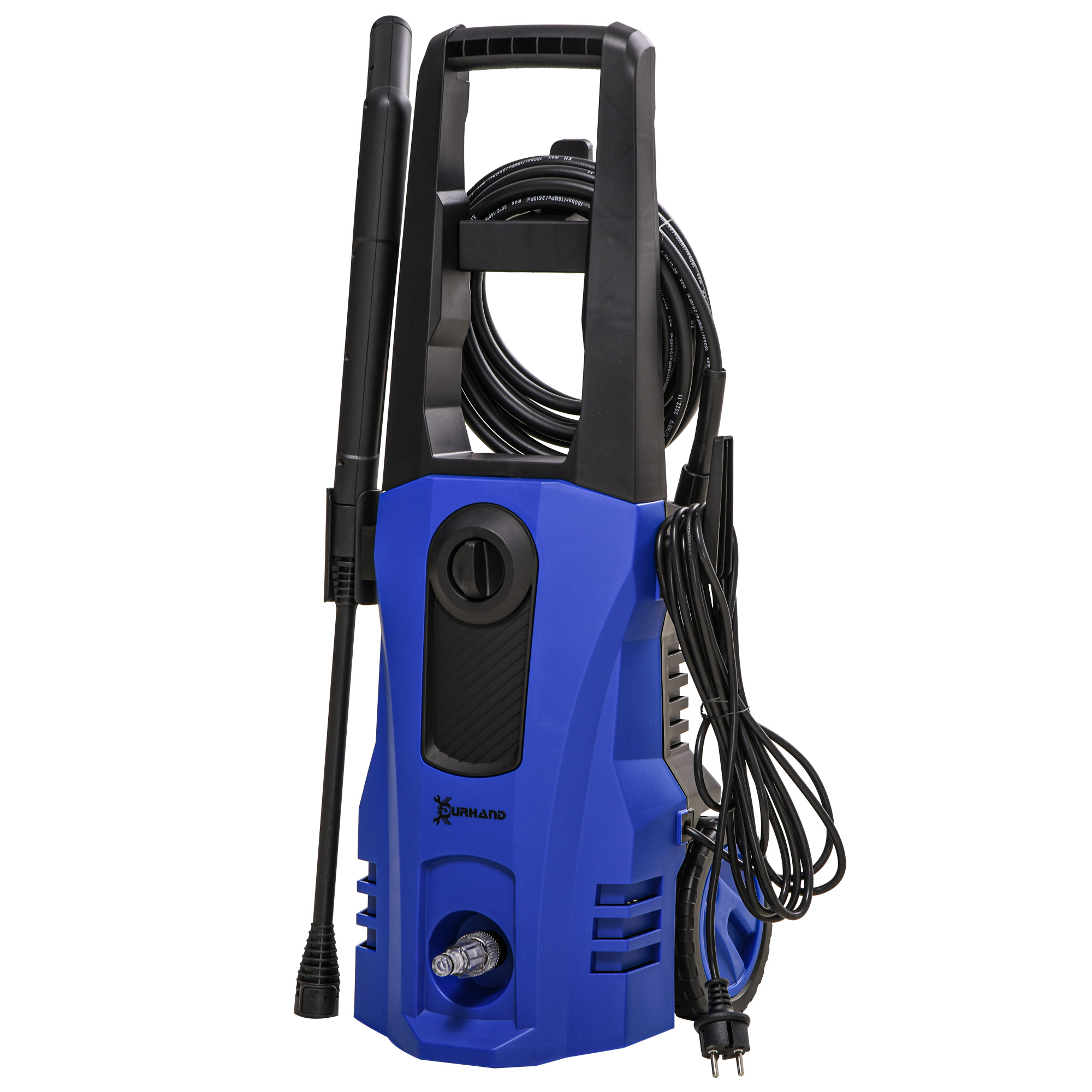 DURHAND hogedrukreiniger incl. 5-delig. Accessoires 150 bar werkdruk, 1800W