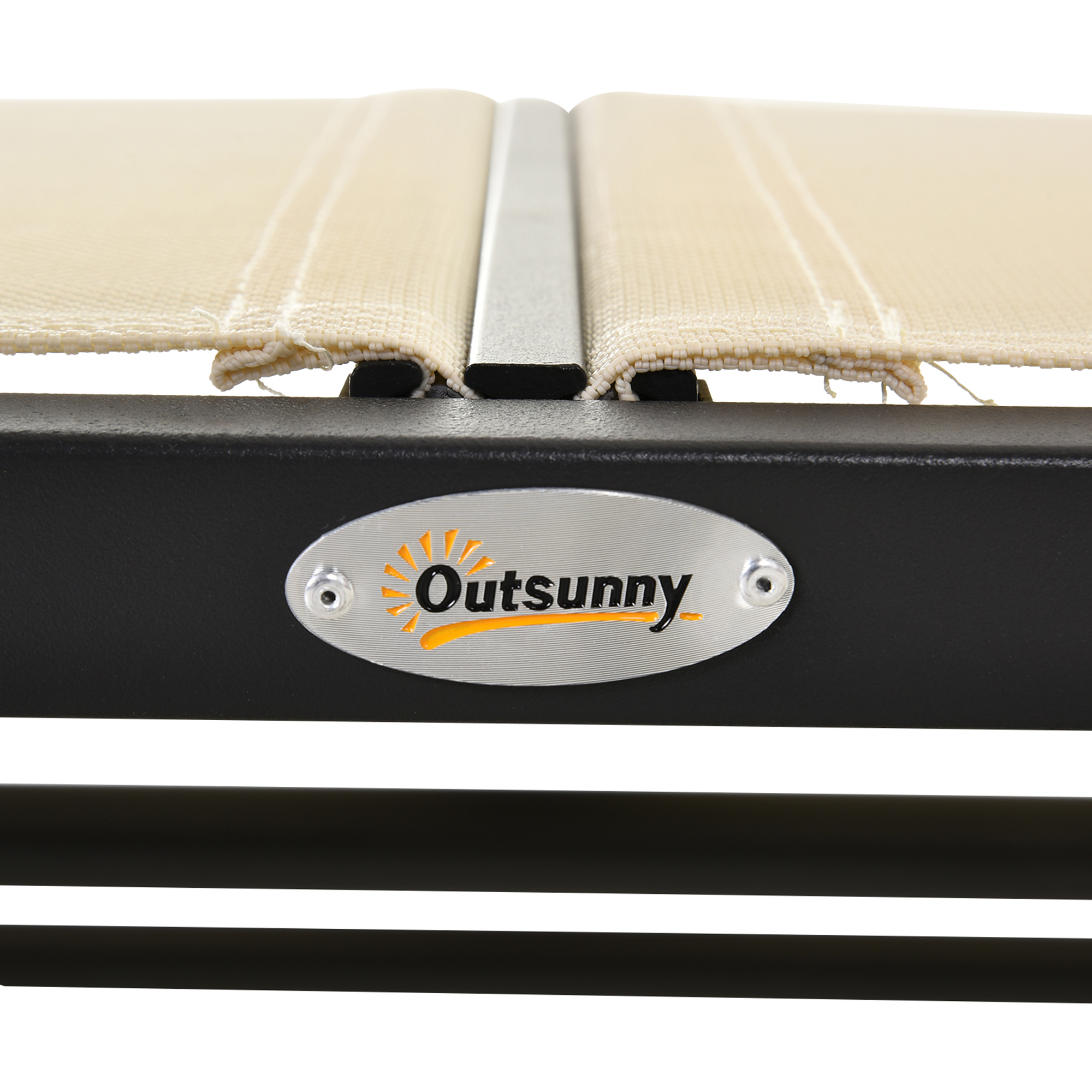 Outsunny schommelbank 120 cm x 70 cm x 88 cm
