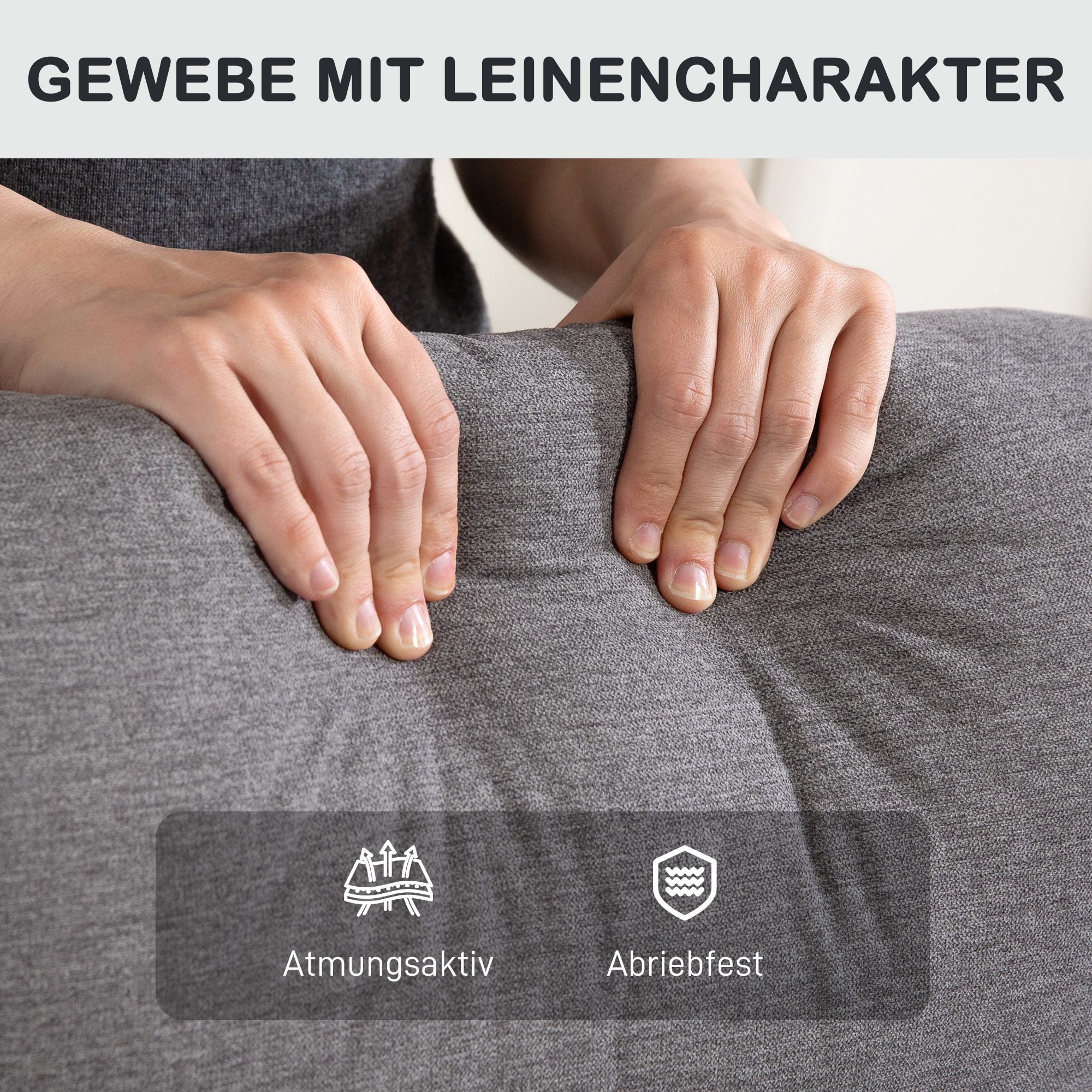 HOMCOM Verstelbare Relaxfauteuil met Voetsteun, Moderne Gepolsterde Stoel, Donkergrijs