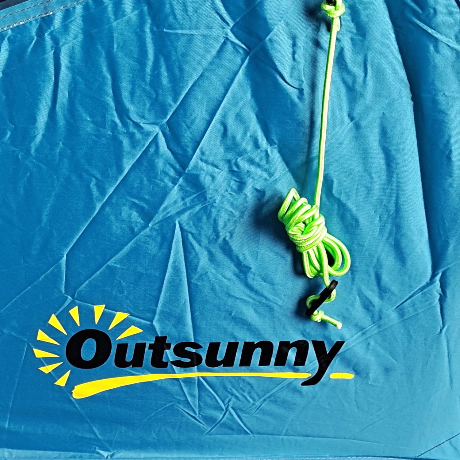 Outsunny Campingzelt Trekkingzelt Zelt, weerbestendig, 2 kamers, 475 x 264 cm Breedte x 172, Blau